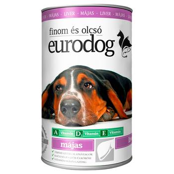 Корм EuroDog для собак з печінкою 415г - купити, ціни на МегаМаркет - фото 1