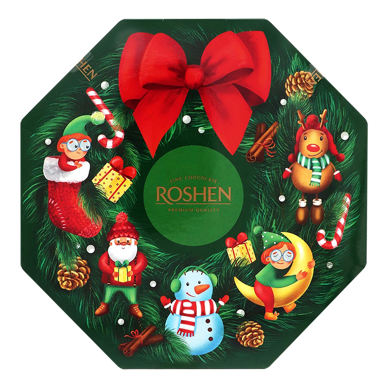 

Набор подарочный Roshen №8 Рождественский венок 424г