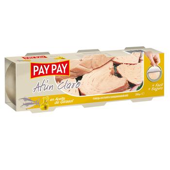 Pay Pay Light Tuna in Sunflower Oil 3х70g