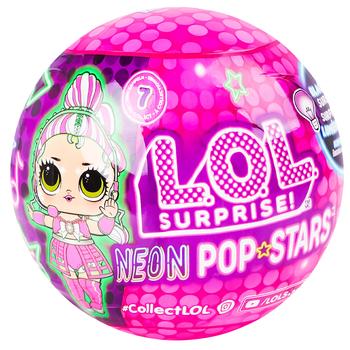 Игровой набор с куклой L.O.L. Surprise! Neon Pop Звездочки