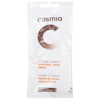 Cosmia Disposable 1 Blade Razor 5pcs - buy, prices for Auchan - photo 1