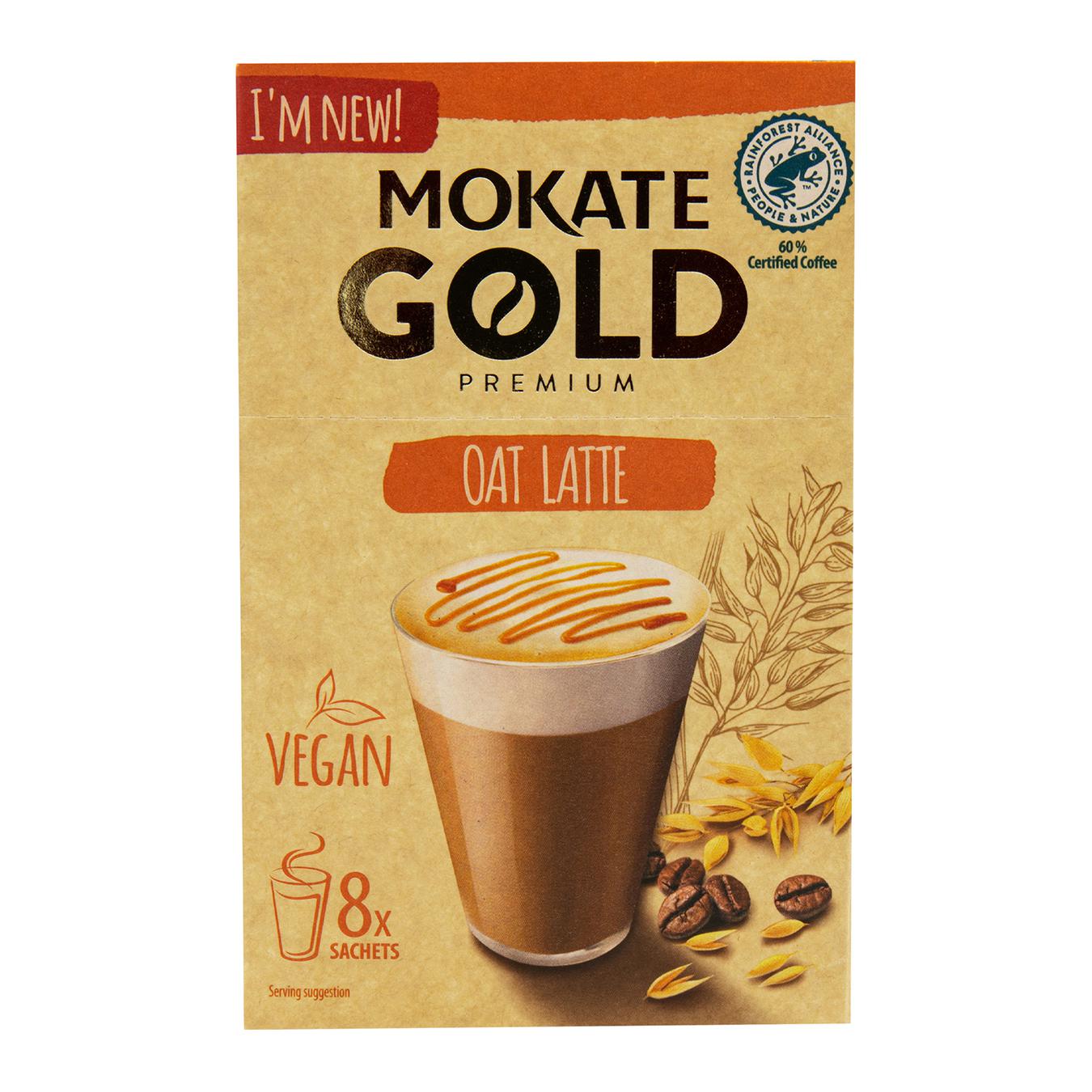 

Кавовий напій MoKaTe 112 г (8*14 г) ВЕГАН капучино Вівсяне (Польща)