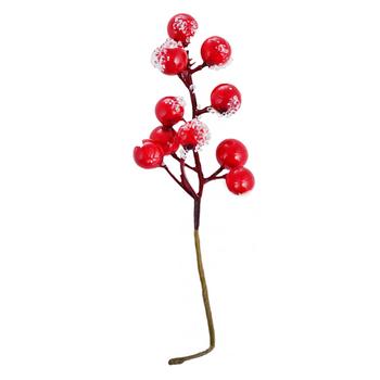 Red Candied Berries on Branch 11pc - buy, prices for Tavria V - photo 1