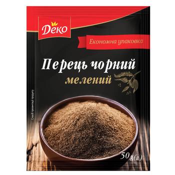 Deko Ground Black Pepper 50g - buy, prices for Auchan - photo 1