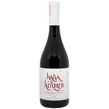 Beykush Winery Kara Karmen Red Dry Wine 14.5% 0.75l - buy, prices for WINETIME - photo 1