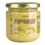 Гірчиця Novus з медом та імбиром 200г