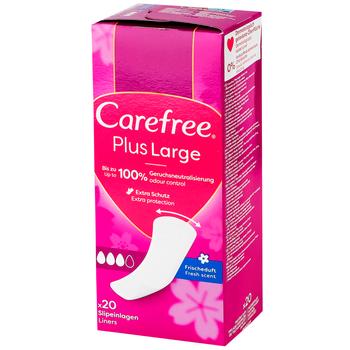 Carefree Plus Large Fresh Daily Pads 20pcs - buy, prices for ULTRAMARKET - photo 1