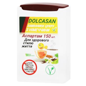 Заменитель сахара Dolcasan Аспартам 150шт - купить, цены на Auchan - фото 1