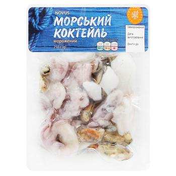 Коктейль морской Novus мороженный 250г