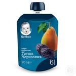 Пюре Gerber груша чернослив 90г