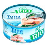 Тунець RIO шматочки у власному соку 170г
