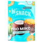 Чипси фруктові hiSnack Яблуко, кокос, ананас 40г