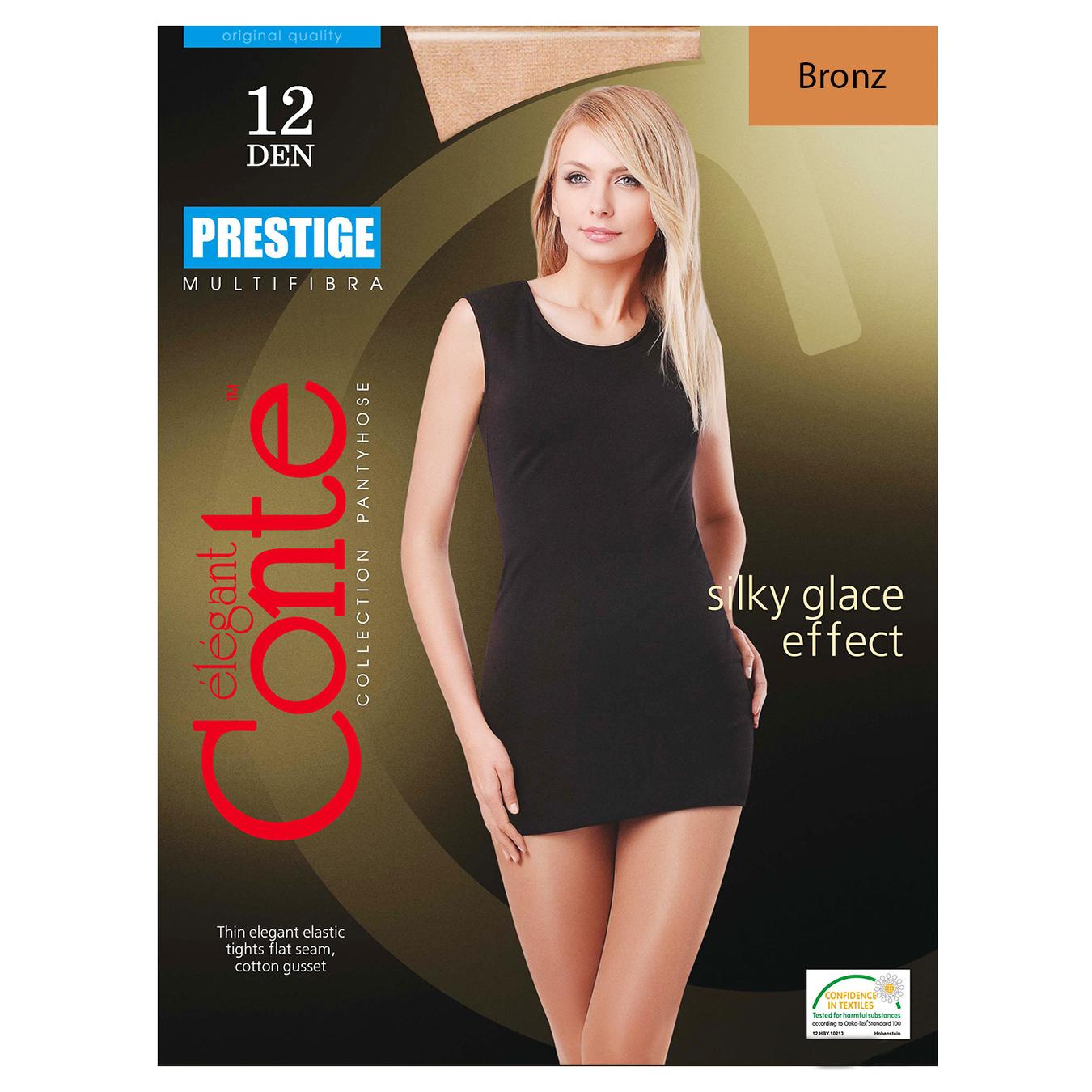 

Колготы женские Conte Prestige 12ден р.2 Bronz