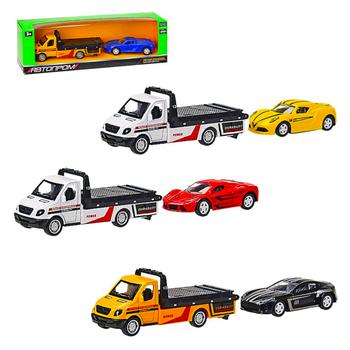 Машинка Евакуатор Автопром металева 1:50 4 види 7411 - купити, ціни на КОСМОС - фото 1