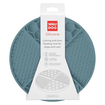 Waudog Licking and Slow Feeding Mat 211х211х30mm Grey