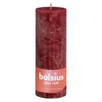 Свічка Bolsius рустік червоний оксамит 190/68