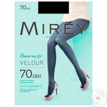 Колготы женские Mirey Velour 70ден р.4 nero - купить, цены на Таврия В - фото 1