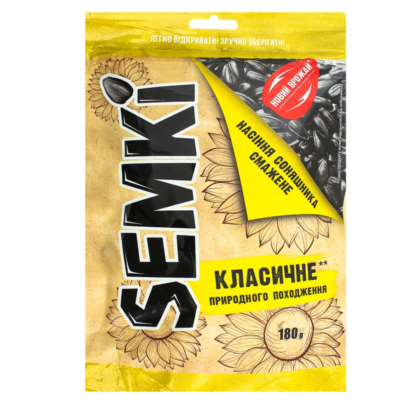 

Семечки подсолнечника Semki класические жареные 180г