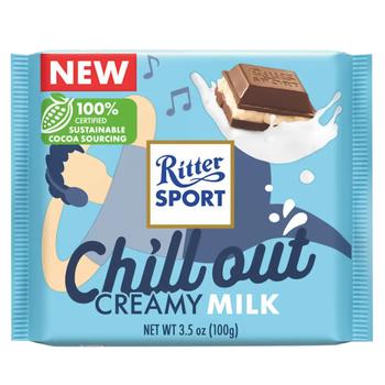 Шоколад молочний Ritter Sport Chill Out з вершковою начинкою 100г - купити, ціни на NOVUS - фото 1