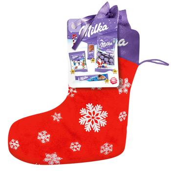 Набір подарунковий Milka Шкарпетка 196г - купити, ціни на Восторг - фото 1