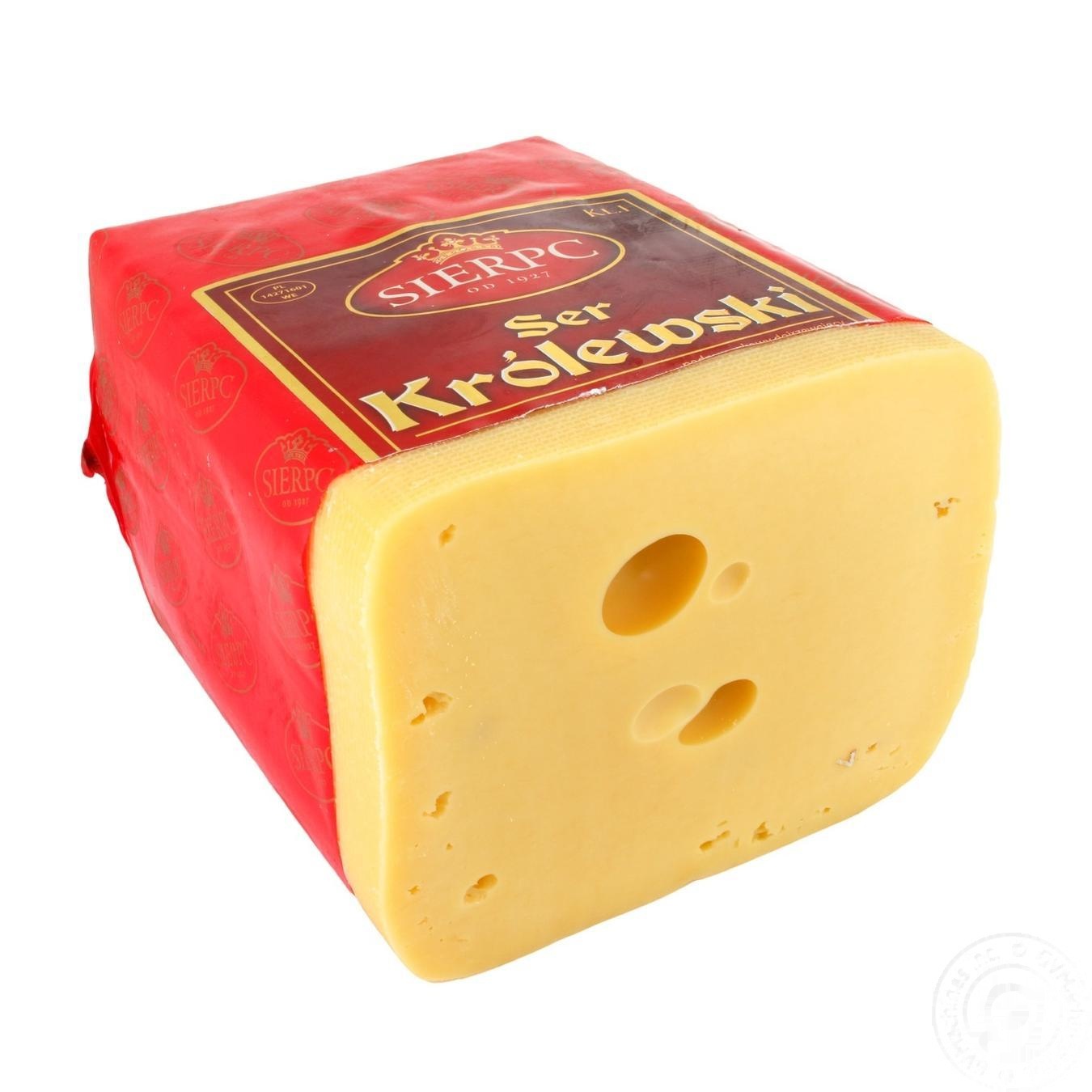 

Сыр Sierpc Королевский 45% весовой
