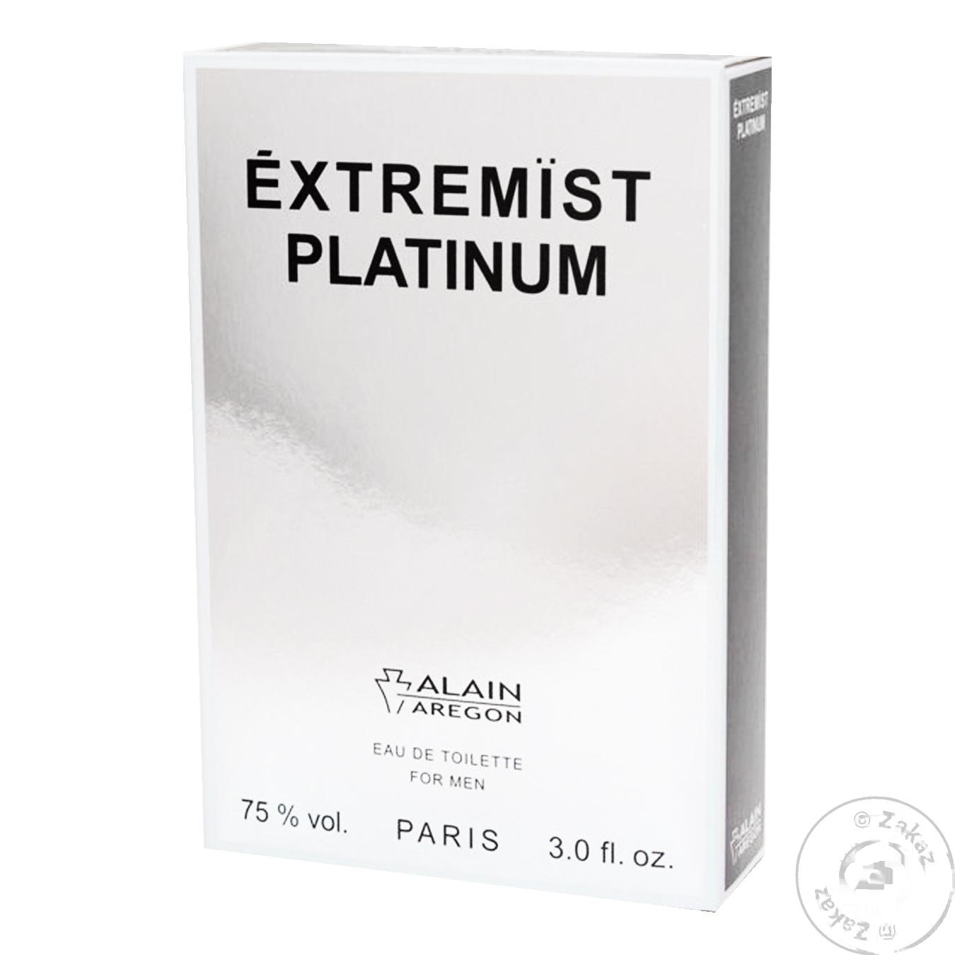 

Вода туалетная Alain Aregon Extremist Platinum Dark мужская 90мл