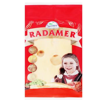 Spomlek Radamer Sliced Hard Cheese 45% 150g