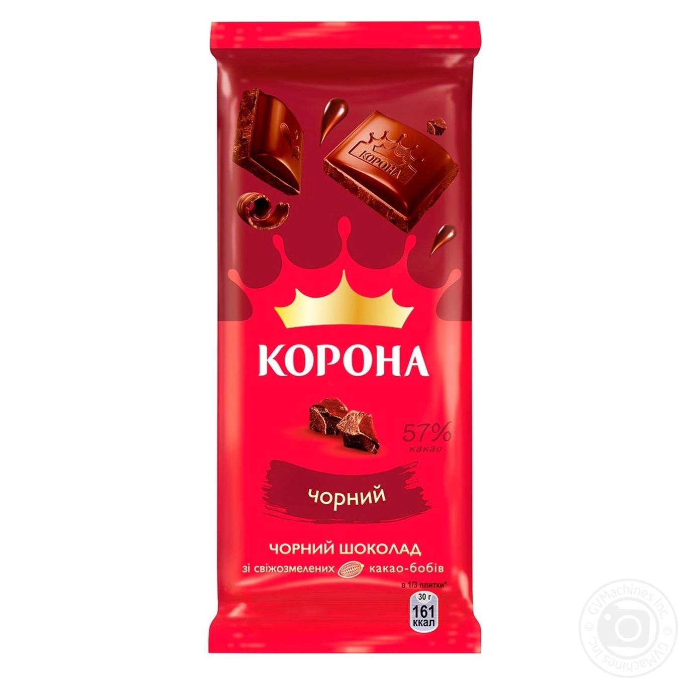 

Шоколад Корона черный 85г