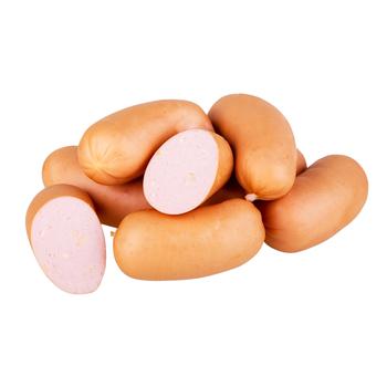 Сардельки Алан Женевські з сиром вищий сорт - купити, ціни на NOVUS - фото 1