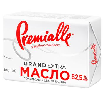 Premialle Butter 82.5% 180g - buy, prices for MegaMarket - photo 1