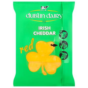Dublin Dairy Irish Cheddar Sliced Red Rennet Cheese 48% 150g