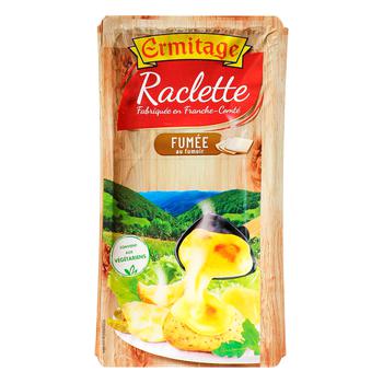 Сыр Ermitage Raclette копченый нарезка 200г