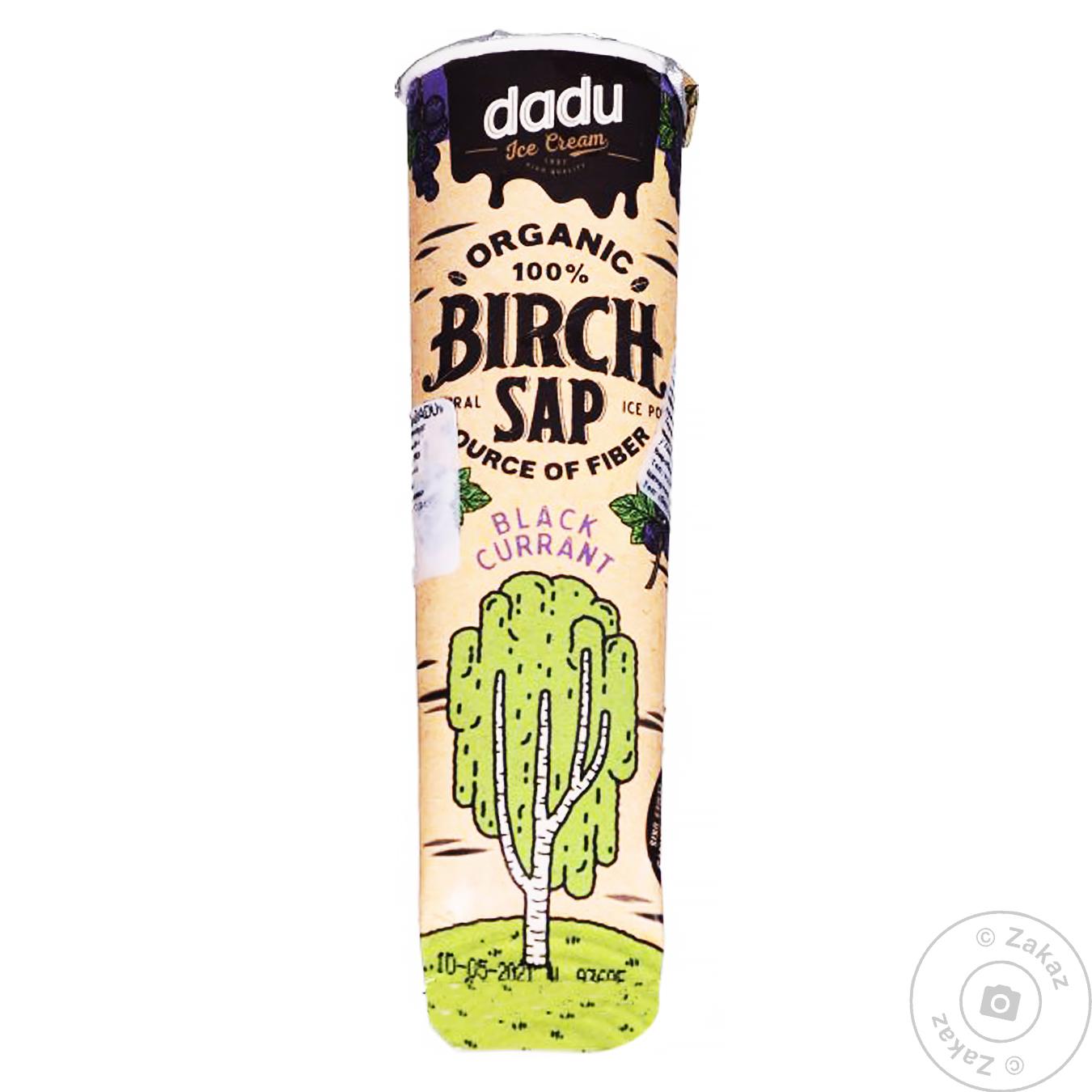 

Мороженое Dadu organic березовый сок и черная смородина 70мл