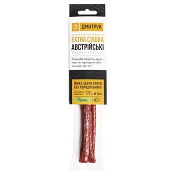 Dmitruk Austrian Raw-smoked Poultry Sausages 90g - buy, prices for - photo 1