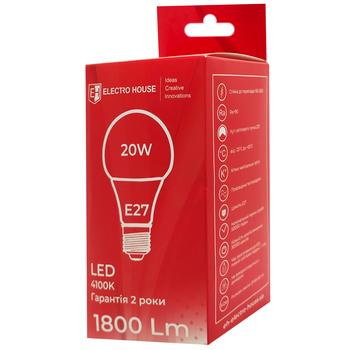 Electro House LED Bulb A95 20W 4100K 220V E27 - buy, prices for Vostorg - photo 1
