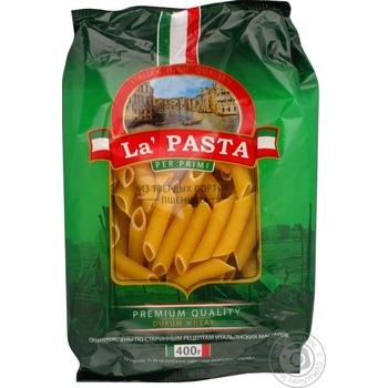 Макаронні вироби La Pasta пір'я 400г купити, ціни на МегаМаркет - фото 1