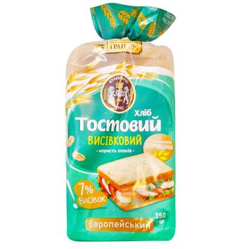 Хліб Кулиничі Європейський тостовий висівковий 350г - купити, ціни на Восторг - фото 1
