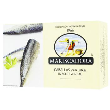 Mariscadora In Oil Mackrel Can 125ml - buy, prices for NOVUS - photo 1