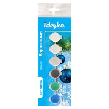 Ideyka Winter Colors Acrylic Paints 2.5ml*6pcs - buy, prices for NOVUS - photo 1