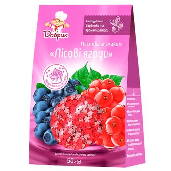 Dobryk Wild Berries Confectionery Topping 50g - buy, prices for Auchan - photo 1