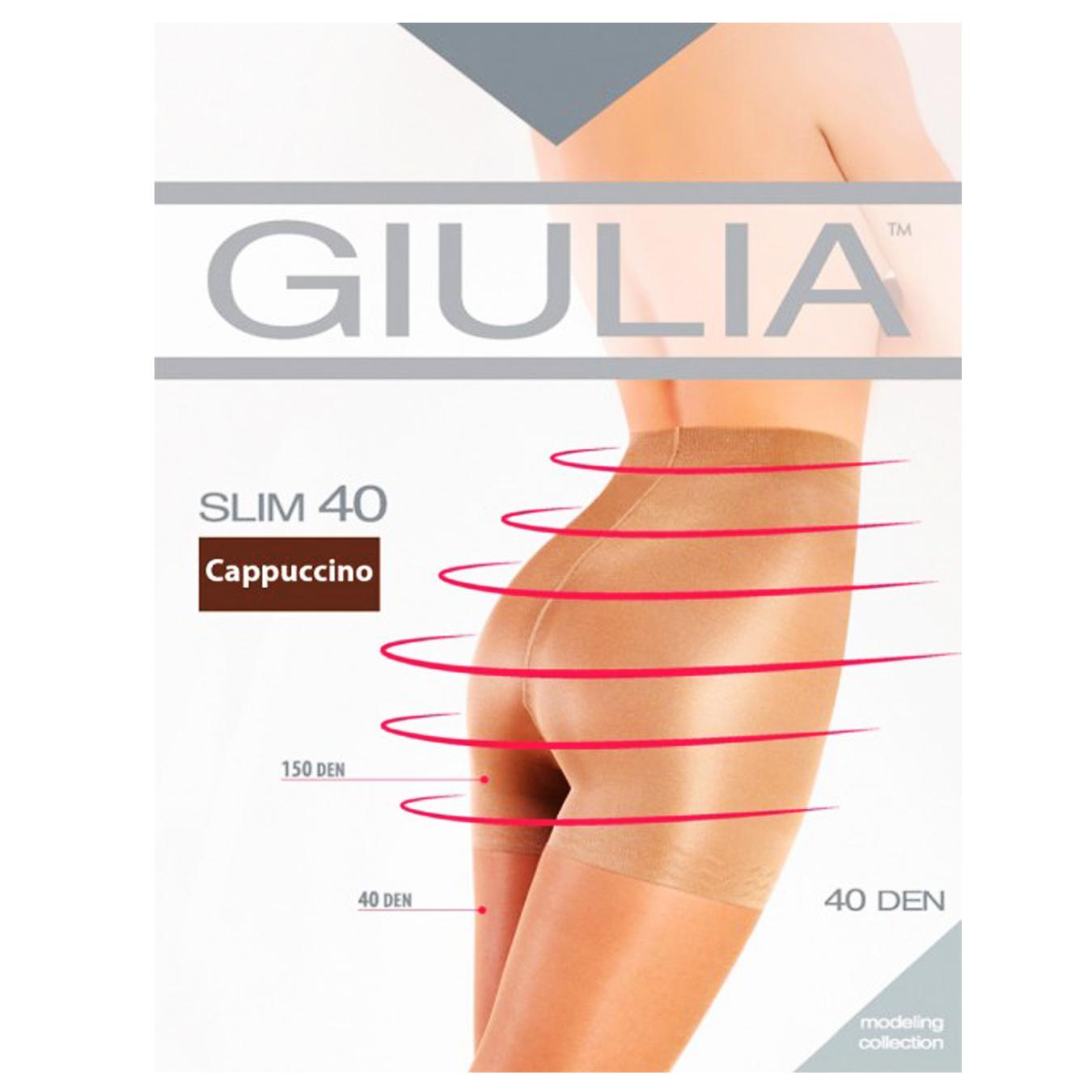 

Колготы женские Giulia Slim 40 Den Cappuccino размер 5