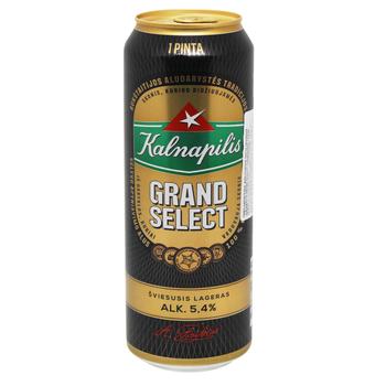 Пиво Kalnapilis Grand світле 5,4% 0,5л