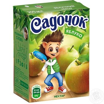 Sadochok apple nectar 0,2l - buy, prices for MegaMarket - photo 1