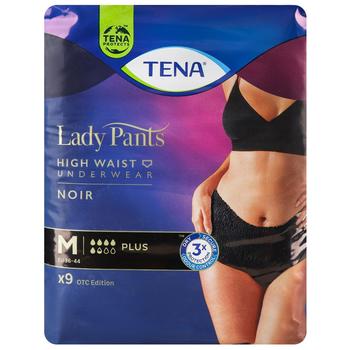 Tena Lady Pants Plus Black Women Urological Panties M 9pcs