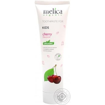 Toothpaste Melica organic Children's cherry 100ml - buy, prices for MegaMarket - photo 1
