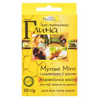 Triuga Multani Mitti Clay with Addition of 3 Plants 25g - buy, prices for Tavria V - photo 1