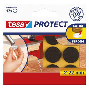 Tesa Furniture Pads Brown 22mm