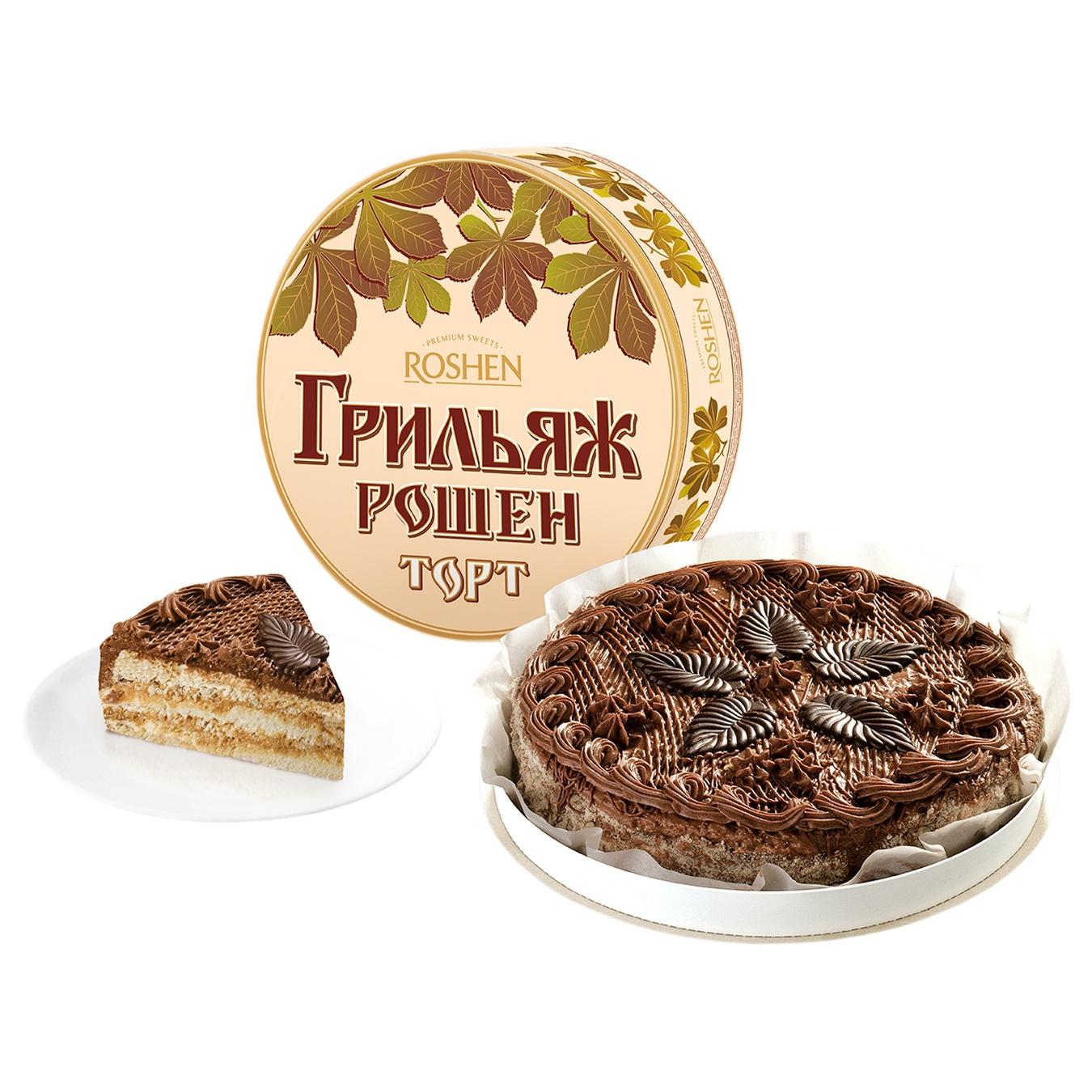 Торт Roshen Грильяжный 850г - заказать лучшие с МегаМаркет