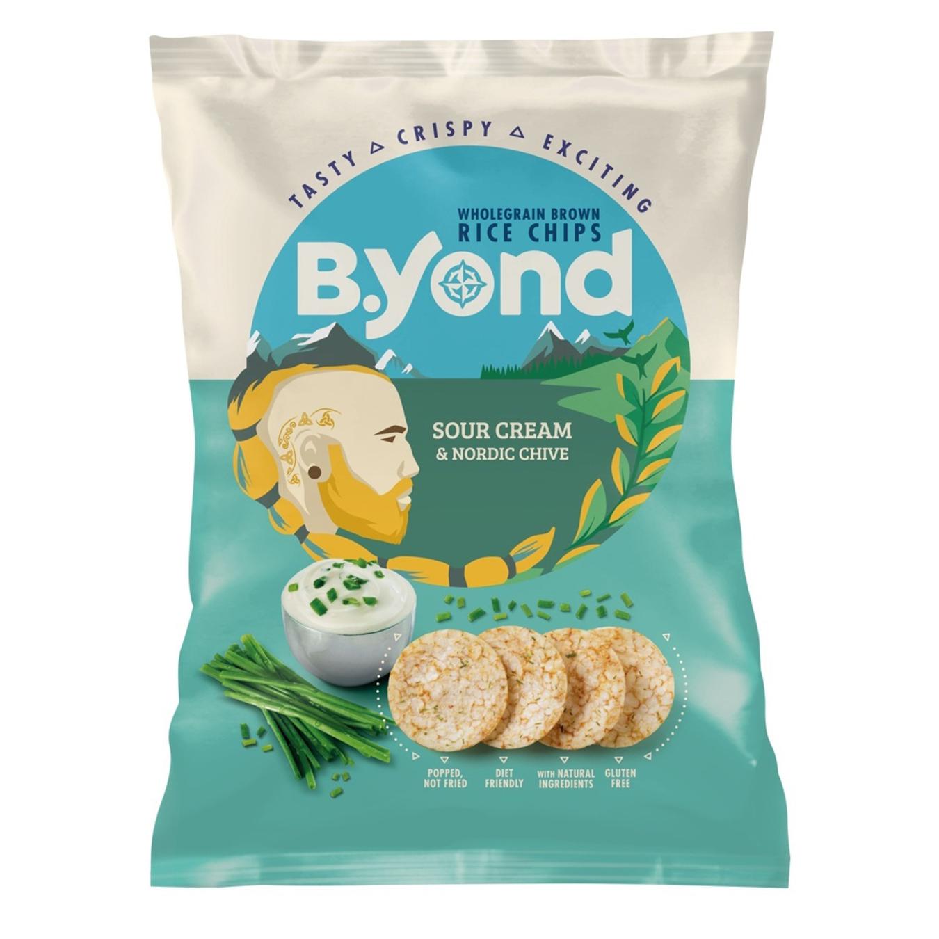 

Чипсы B.Yond рисовые со вкусом сливок и лука 70г