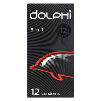 Dolphi 3 in 1 Condoms 12pcs - buy, prices for EKO Market - photo 2